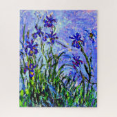 Lilac Irises fine art by Claude Monet, Puzzle (Vertikal)