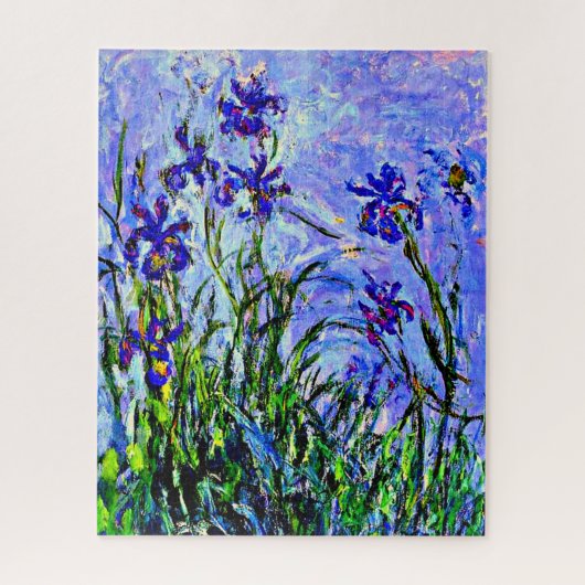 Lilac Irises fine art by Claude Monet, Puzzle (Vertikal)