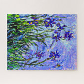 Lilac Irises fine art by Claude Monet, Puzzle (Horizontal)