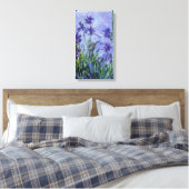 Lilac Irises Monet Fine Art Leinwanddruck (Insitu (Schlafzimmer))