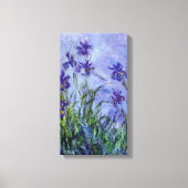 Lilac Irises Monet Fine Art Leinwanddruck (Vorderseite)