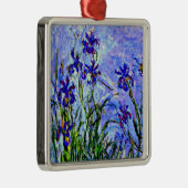 Lilac Irises von Claude Monet, Ornament Aus Metall (Rechts)
