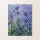 Lilac Irises von Claude Monet Puzzle (Vertikal)