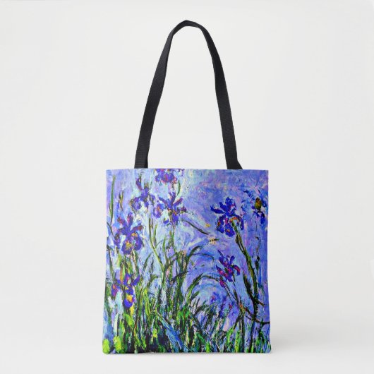 Lilac Irises von Claude Monet, Tasche (Vorderseite)