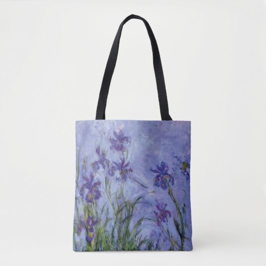 Lilac Irises von Claude Monet Tasche (Vorderseite)