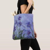Lilac Irises von Claude Monet Tasche (Von Nahem)