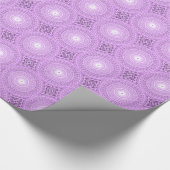 Lilac-Kreismuster Geschenkpapier (Ecke)