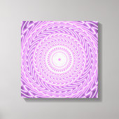 Lilac-Kreismuster Leinwanddruck (Vorderseite)
