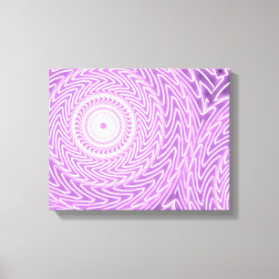 Lilac-Kreismuster Leinwanddruck