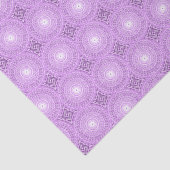 Lilac-Kreismuster Seidenpapier (Ausschnitt)