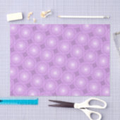 Lilac-Kreismuster Seidenpapier (Handwerk)
