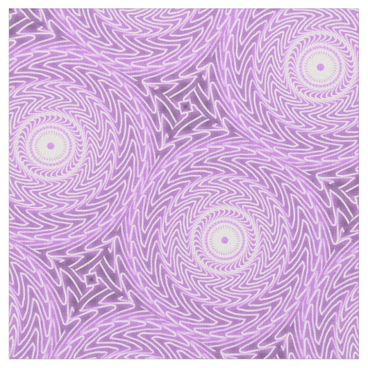Lilac-Kreismuster Stoff (Nahaufnahme)