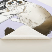Lilac Laptop Cat Funny Niedlich Sherpadecke (3/4)