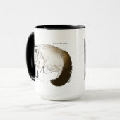 Lilac Laptop Cat Funny Niedlich Tasse (Vorderseite Links)