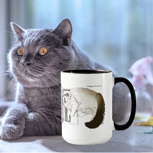 Lilac Laptop Cat Funny Niedlich Tasse