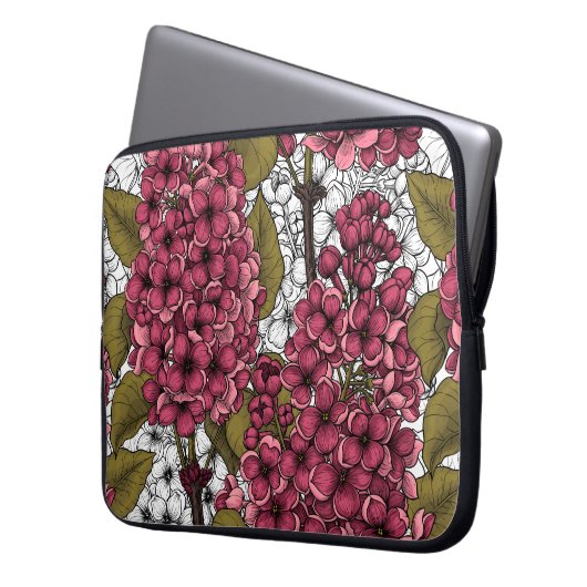 Lilac Laptopschutzhülle (Vorderseite Links)