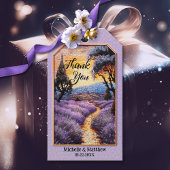 Lilac Lavender Artistic Wedding Geschenkanhänger