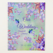 Lilac Lavender Blume Wedding Planner Planer (Vorderseite)