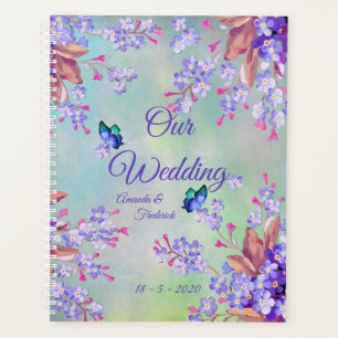 Lilac Lavender Blume Wedding Planner Planer