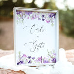 Lilac lavender Cards and gips Poster<br><div class="desc">Lilac Lavendel Karten und Geschenke Poster. Matching-Elemente verfügbar.</div>