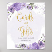 Lilac Lavender Cards und Giftzeichen Poster (Vorne)