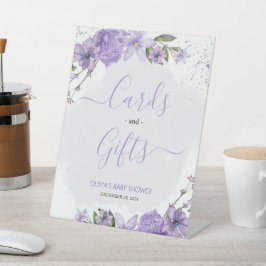 Lilac Lavender Cards und Giftzeichen Sockelschild