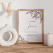 Lilac Lavender Favors Poster