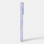 Lilac Lavender Marble Elegant Monogram Name Case-Mate iPhone Hülle (Rückseite / Rechts)