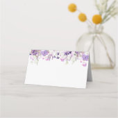 Lilac lavender wedding Platzkarten (Vorderseite)
