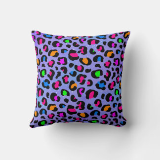Lilac Leopard Cushion Kissen