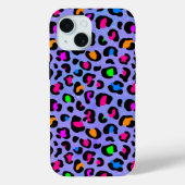 Lilac Leopard Iphone 15 Fall Case-Mate iPhone Hülle (Rückseite)