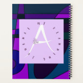 Lilac Letter A Indigo Surf Planer (Rückseite)