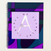 Lilac Letter A Indigo Surf Planer (Vorderseite)