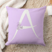 Lilac Letter A Kissen (Decke)
