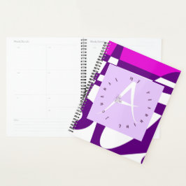 Lilac Letter A Pink Surf Planer
