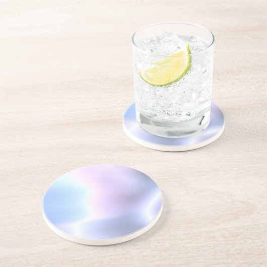 Lilac Lights Sandstone Untersetzer (Seite)