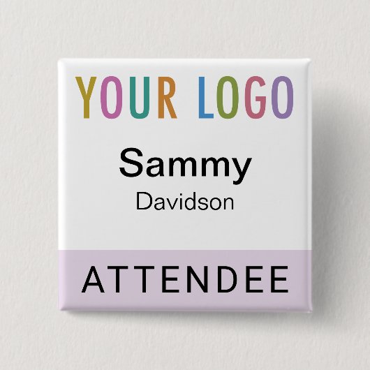 Lilac Lila Abzeichen-Event-Logo Button (Vorderseite)