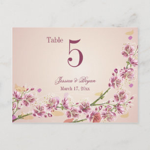 Lilac lila Aquarellfarben Blume Hochzeitskarte Postkarte