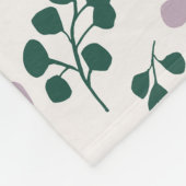 Lilac Lila Ästhetik Niedlich Mini Groovy Blume Pa Fleecedecke (Ecke)