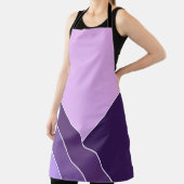 Lilac Lila Elegant Vee Zuhause Pattern Schürze (InSitu)