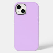 Lilac-Lila, feste Pastellfarbe, Case-Mate iPhone Hülle (Rückseite)