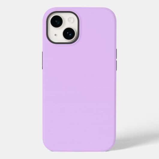 Lilac-Lila, feste Pastellfarbe, Case-Mate iPhone Hülle (Rückseite)