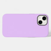 Lilac-Lila, feste Pastellfarbe, Case-Mate iPhone Hülle (Rückseite (Horizontal))