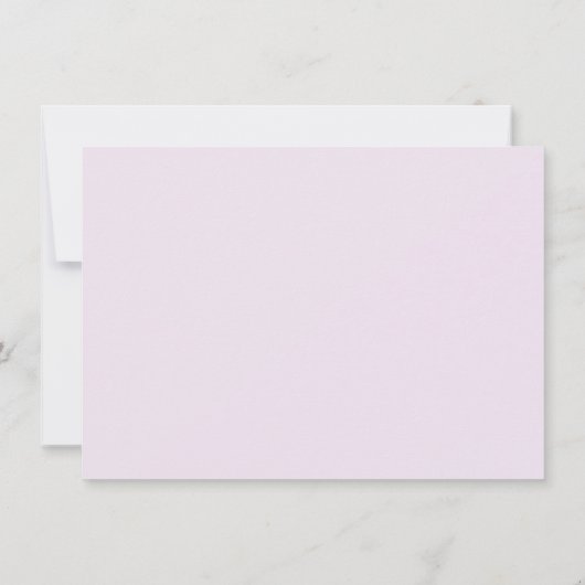 Lilac Lila Floral Quinceanera Save The Date (Rückseite)