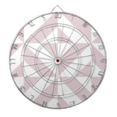 Lilac Lila Geometric Deko Cube Pattern Dartscheibe (vorne)