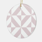 Lilac Lila Geometric Deko Cube Pattern Keramik Ornament (Links)