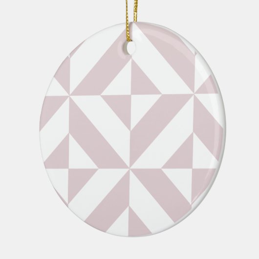 Lilac Lila Geometric Deko Cube Pattern Keramik Ornament (Links)
