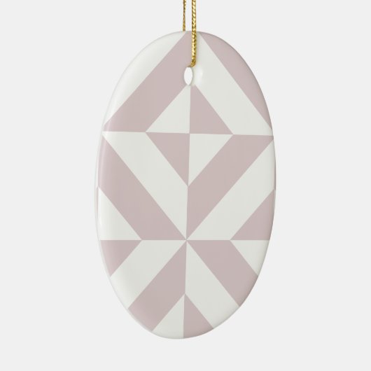 Lilac Lila Geometric Deko Cube Pattern Keramik Ornament (Rechts)