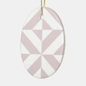 Lilac Lila Geometric Deko Cube Pattern Keramik Ornament (Links)