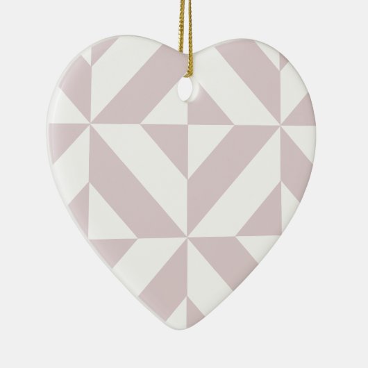 Lilac Lila Geometric Deko Cube Pattern Keramikornament (Rechts)